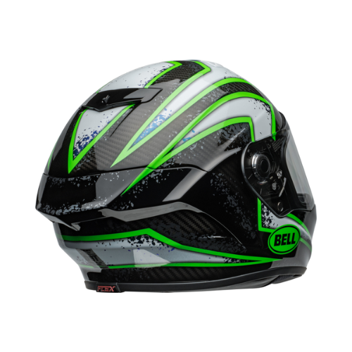 Race Star Flex DLX Xenon Gloss Black Helm