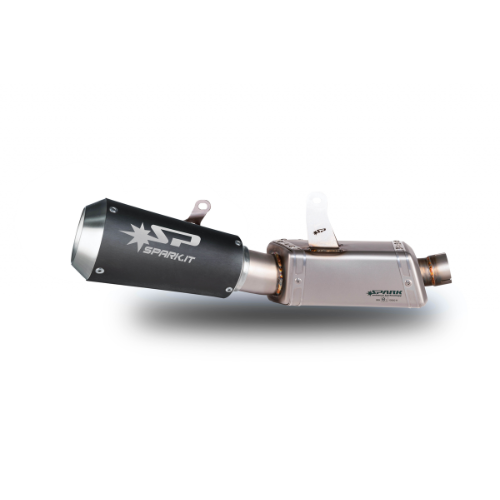 3/4 kit STD mounting: RVS Box + MotoGP Demper Triumph Street Triple 765 (RS/R/S) (2020-2022)