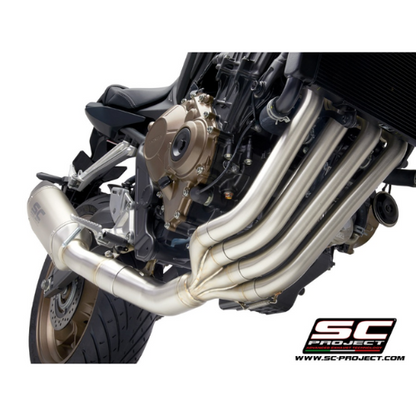 4-1 Stainless Steel Front Bends + SC1-R Damper Full System Honda CBR650R (2019-2020)