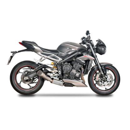 3/4th kit: Stainless Steel Box + GRID-O Damper Triumph Street Triple (2017-2022)