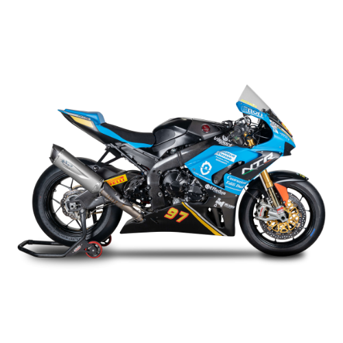 RACING Full System: Stainless Steel Front Bends + FORCE EVO Damper Honda CBR 1000 RR-R (2020-2024)