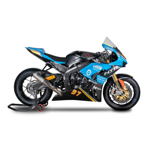 RACING-Komplettsystem: Edelstahl-Frontbögen + MOTOGP-Dämpfer Honda CBR 1000 RR-R (2020–2024)