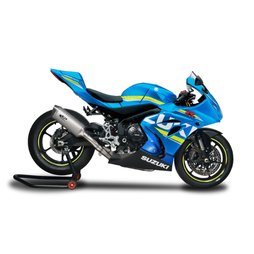 RACING Full System: Stainless Steel Front Bends + FORCE Damper Suzuki GSX-R 1000 (2017-2021)