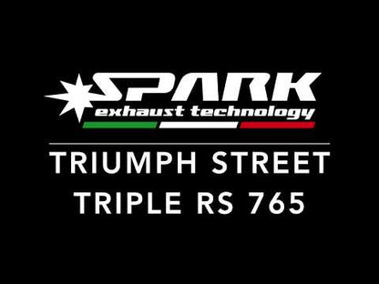 3/4 kit: TITANIUM Racing Spruitstuk + GRID-O Demper Triumph Street Triple (2017-2022)