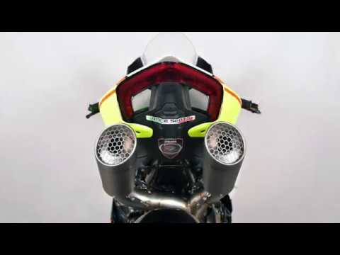 RACING WSBK Full Stystem: TITANIUM Front Bends + 2 Grid-O Dampers Ducati Panigale V4/R/S (2018-2024)