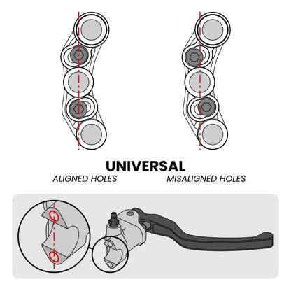 Stuurschakelaar Rechts voor Kawasaki Ninja ZX-6R (Universal holes)